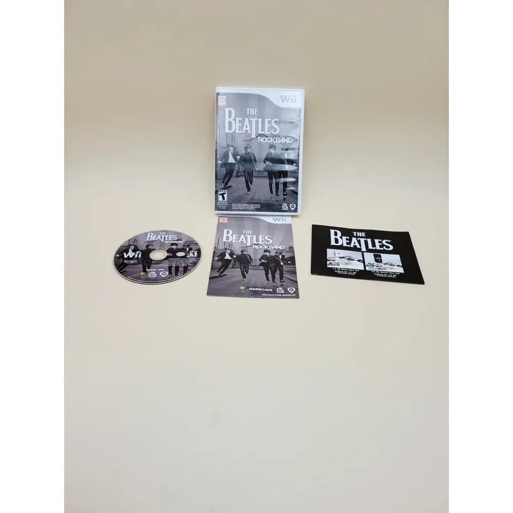 The Beatles Rock Band Game (Nintendo Wii ) Tested Working